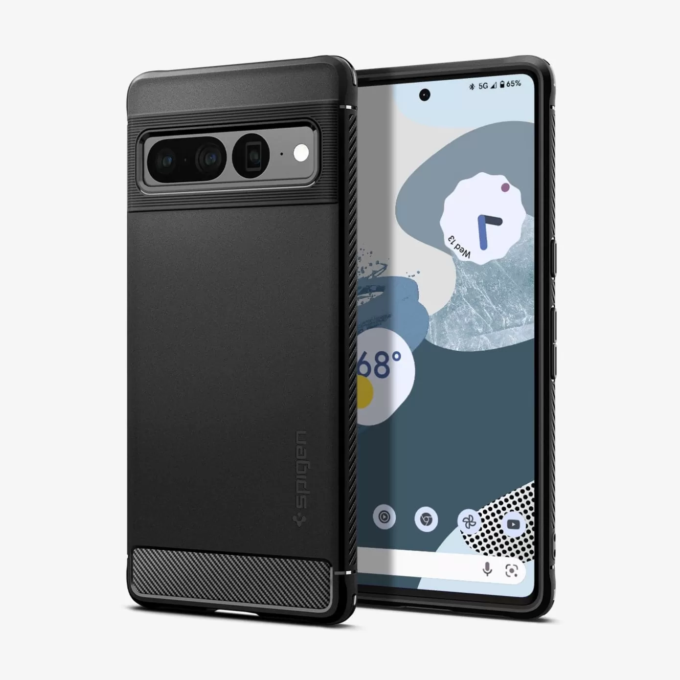 Spigen Pixel Phone·More Pixel Series | Rugged Armor Matte Black