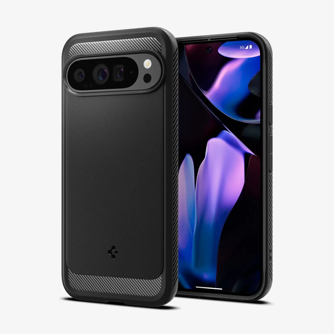Spigen Pixel Phone·Pixel 9 Pro Xl | Pixel Phone·Pixel 9 Pro | Rugged Armor Matte Black