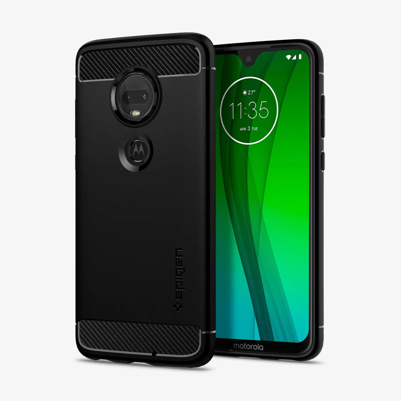 Spigen Motorola | Rugged Armor Matte Black