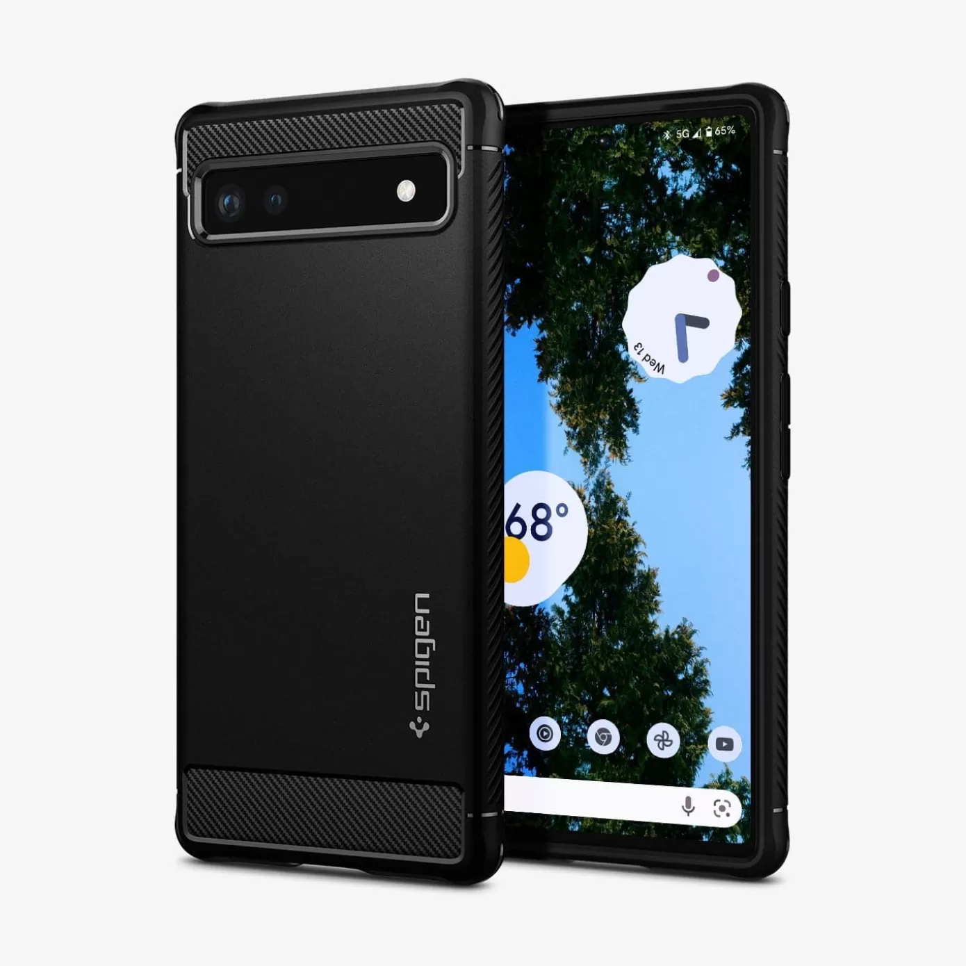 Spigen Pixel Phone·More Pixel Series | Rugged Armor Matte Black