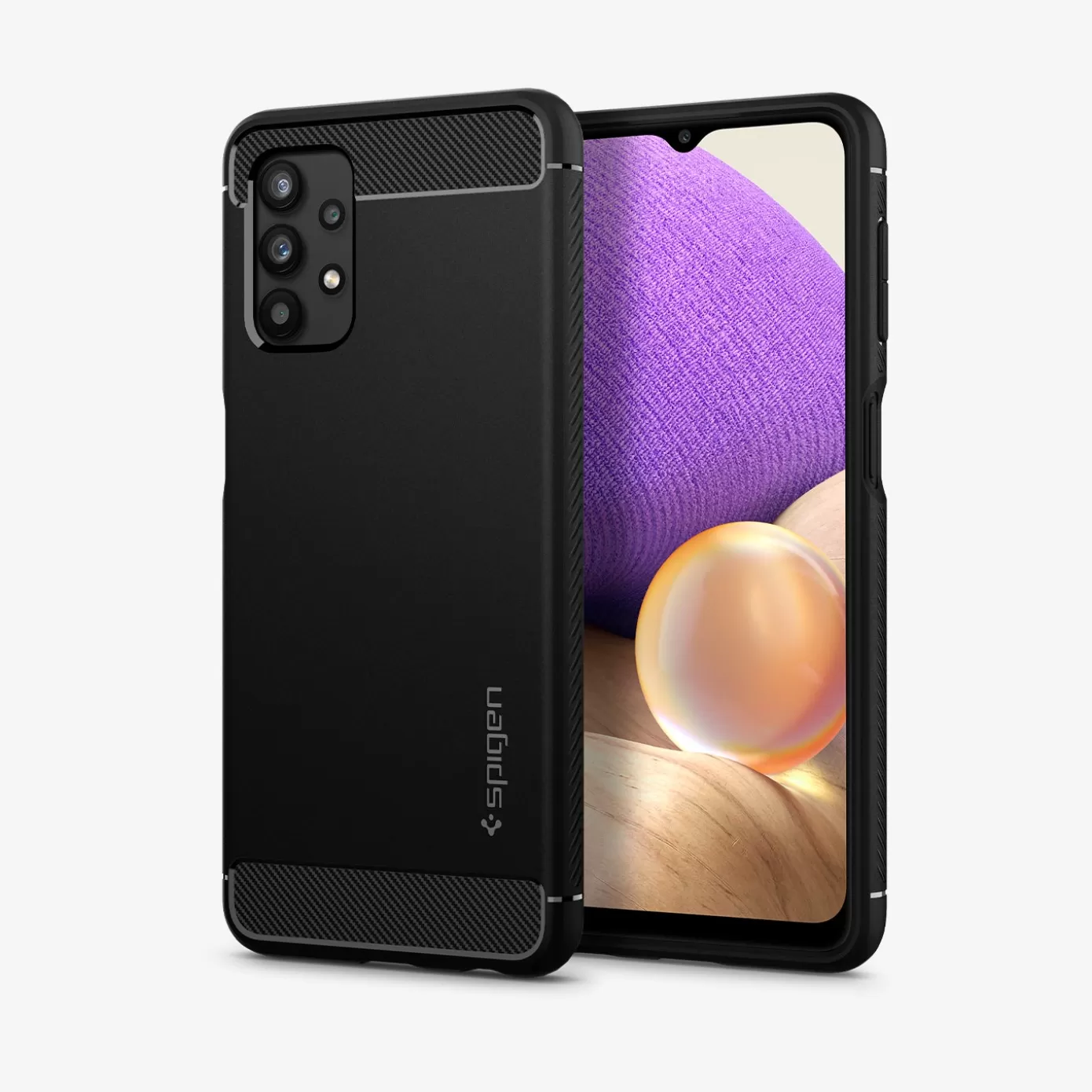 Spigen Galaxy A | Rugged Armor Matte Black