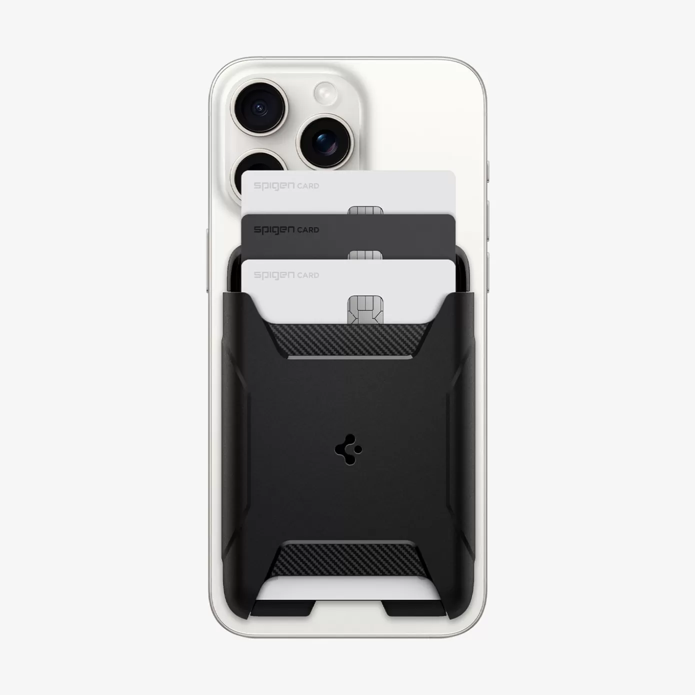 Spigen Wallets | Rugged Armor | 3 Cards (MagFit) Black