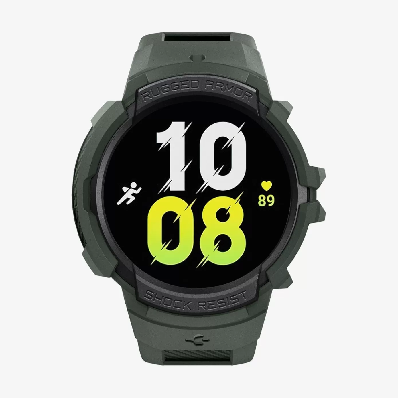 Spigen Galaxy Watch | Rugged Armor Pro Military Green