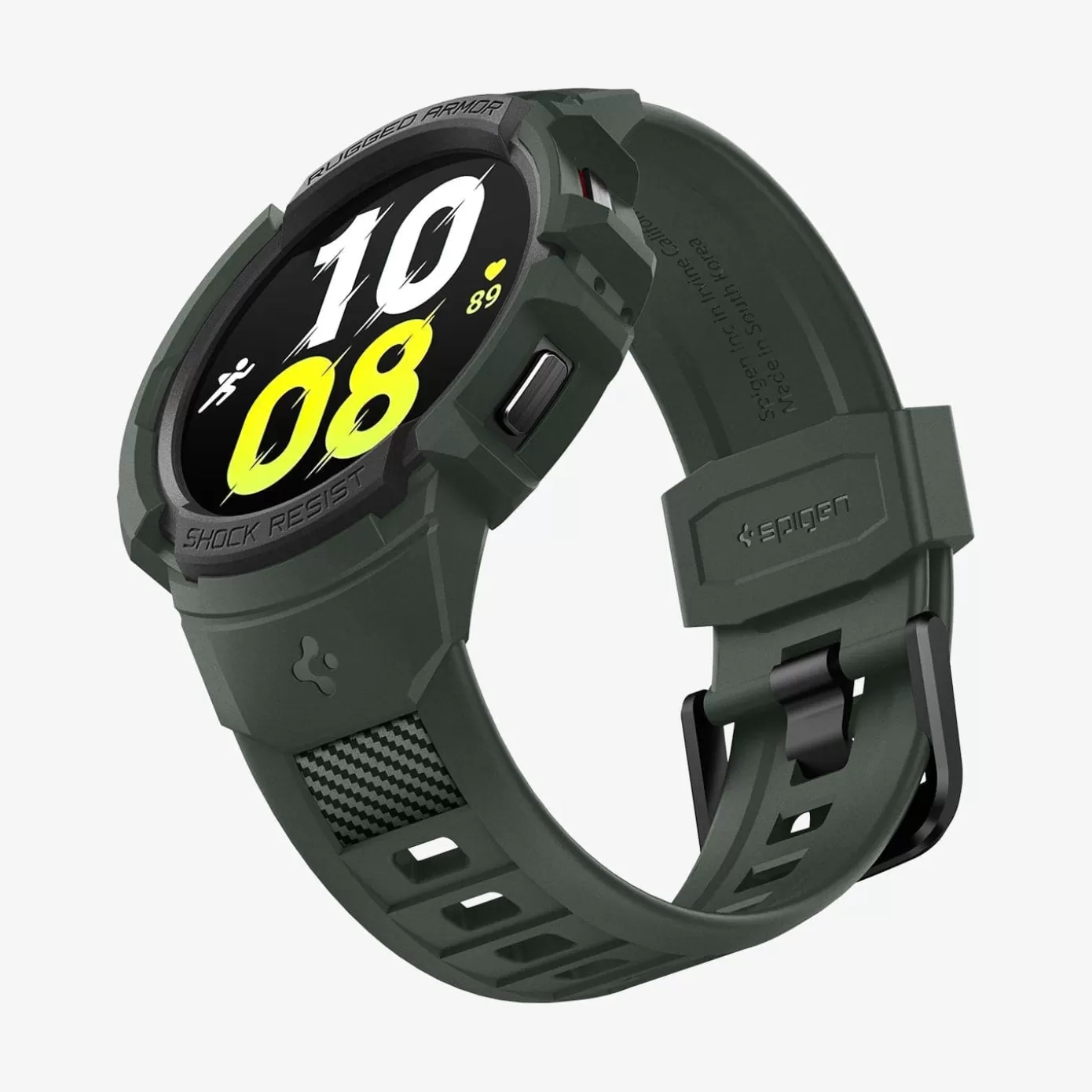 Spigen Galaxy Watch | Rugged Armor Pro Military Green