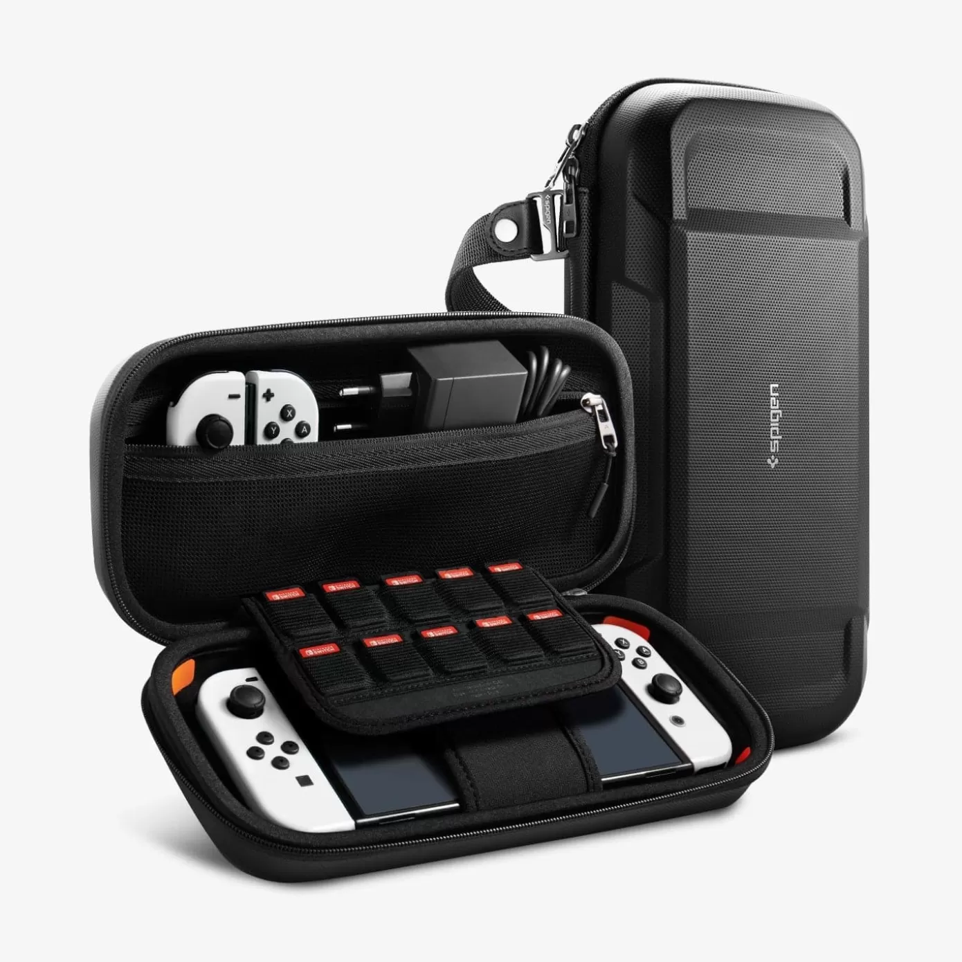 Spigen Gaming·Nintendo Switch | Rugged Armor Pro Pouch Black