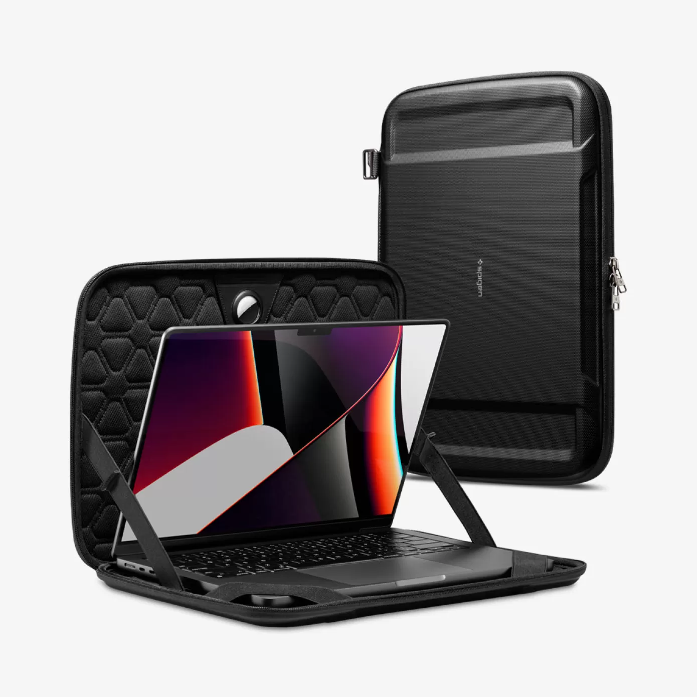 Spigen Macbook·Macbook Air | Rugged Armor Pro Pouch Black