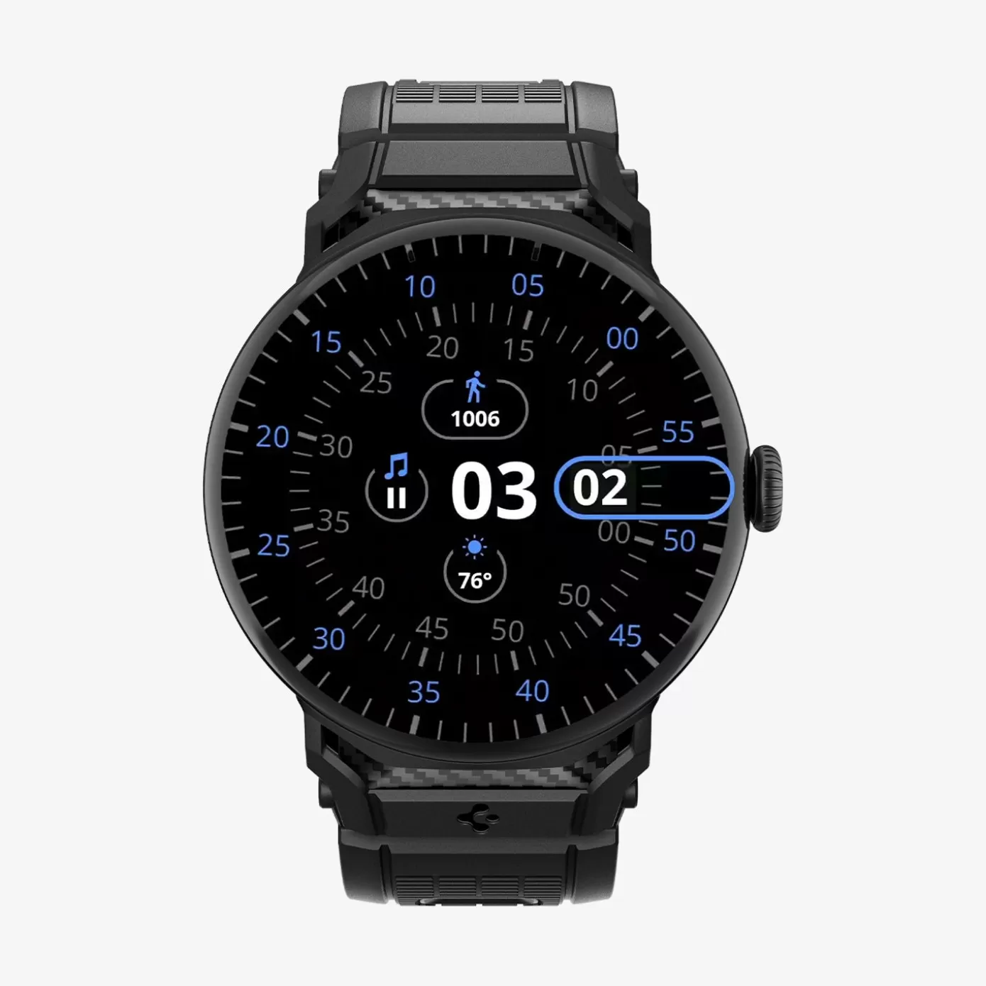 Spigen Pixel Watch | Rugged Band Black