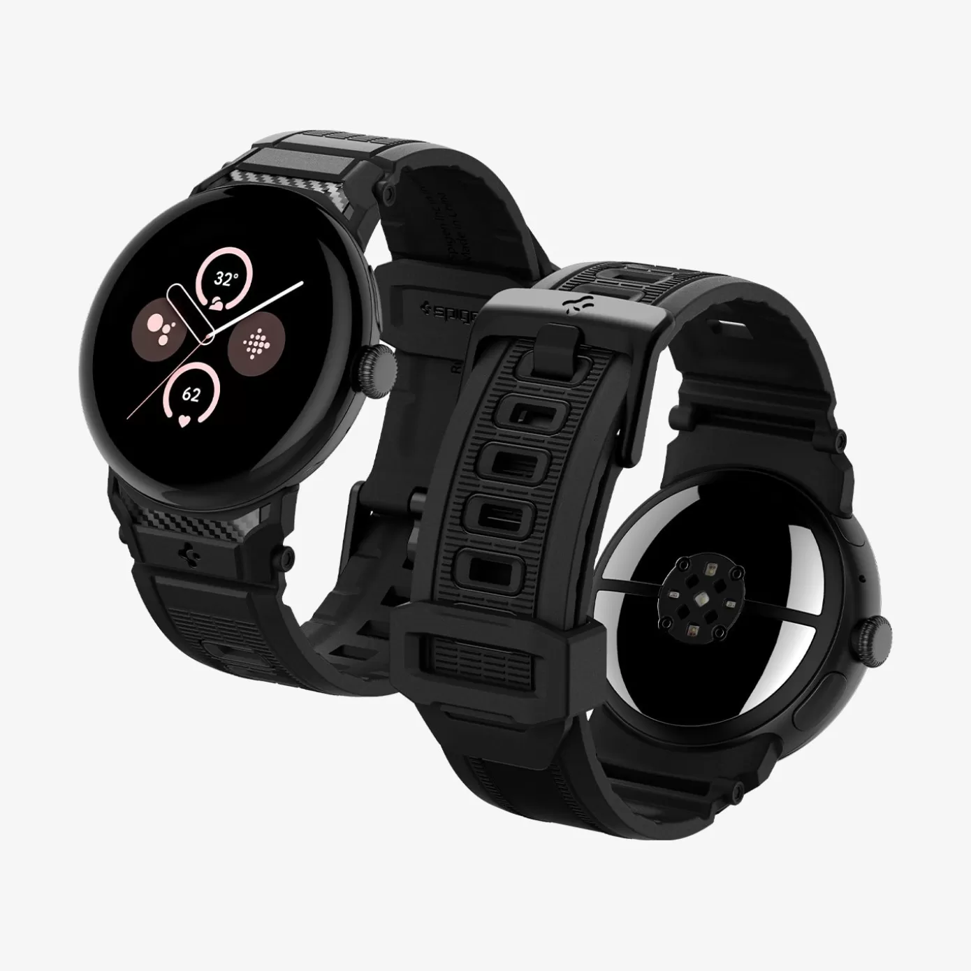 Spigen Pixel Watch | Rugged Band Black