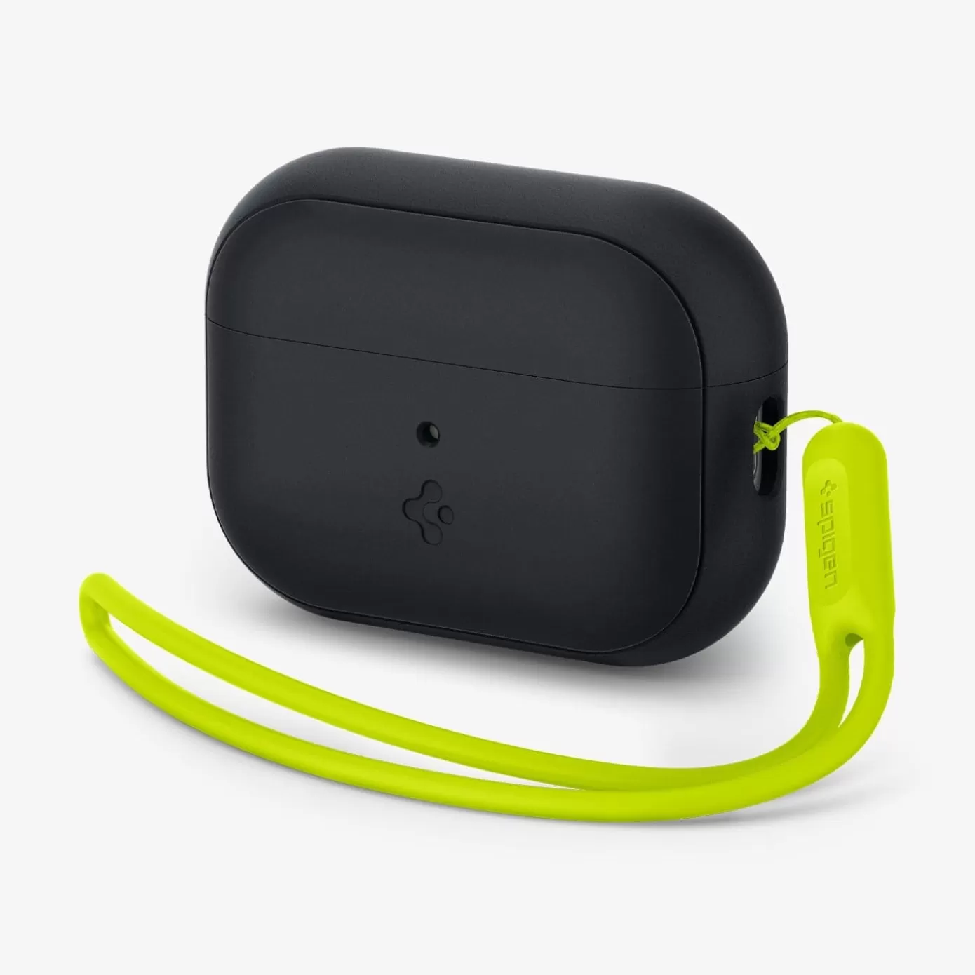 Spigen Airpods·Airpods Pro | Airpods·Airpods | Silicone Fit + Strap Black + Green Strap