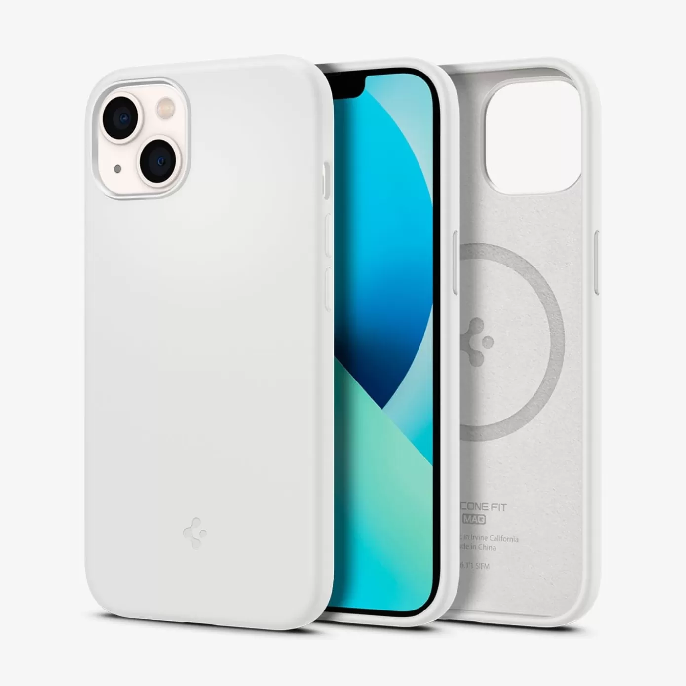 Spigen Iphone·More Iphone Series | Silicone Fit (MagFit) White