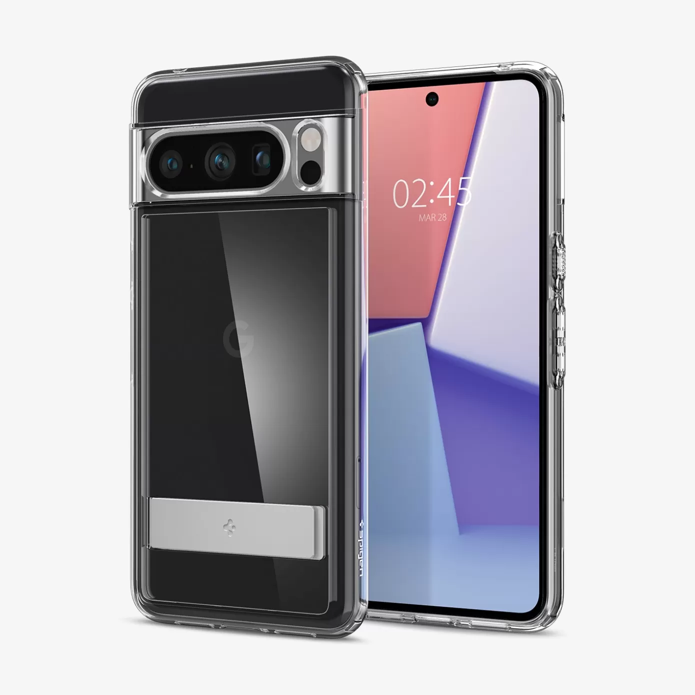 Spigen Pixel Phone·Pixel 8 Pro | Pixel Phone·Pixel 8 | Slim Armor Essential S Crystal Clear
