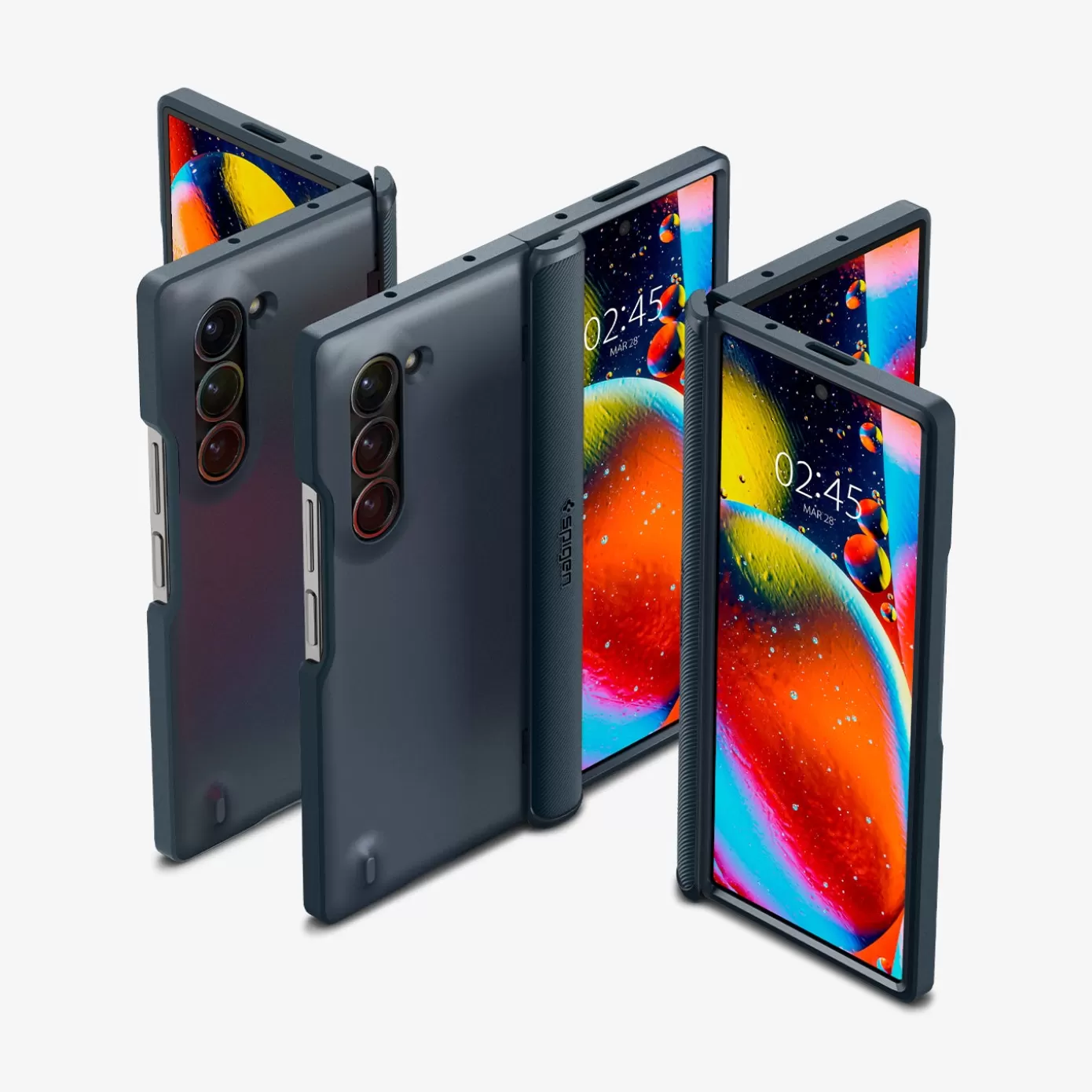Spigen Galaxy Z·Galaxy Z Fold 6 | Slim Armor Pro Metal Slate