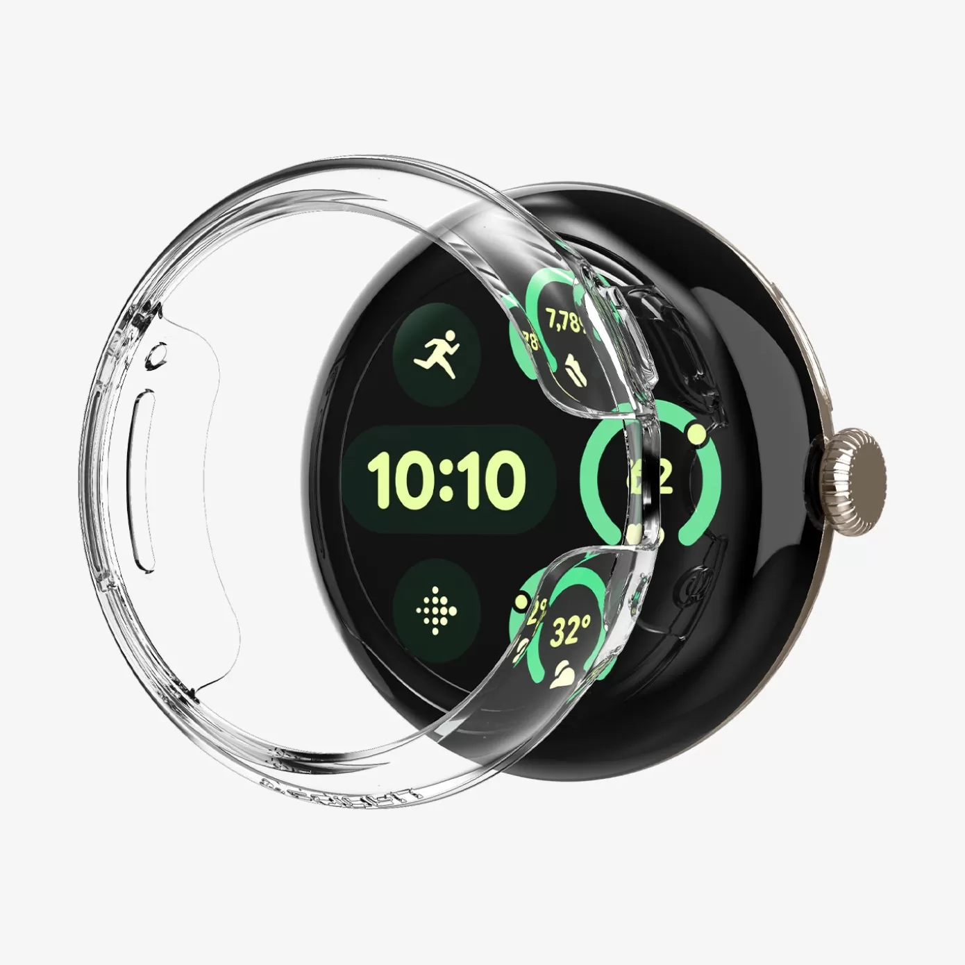 Spigen Pixel Watch | Thin Fit Crystal Clear