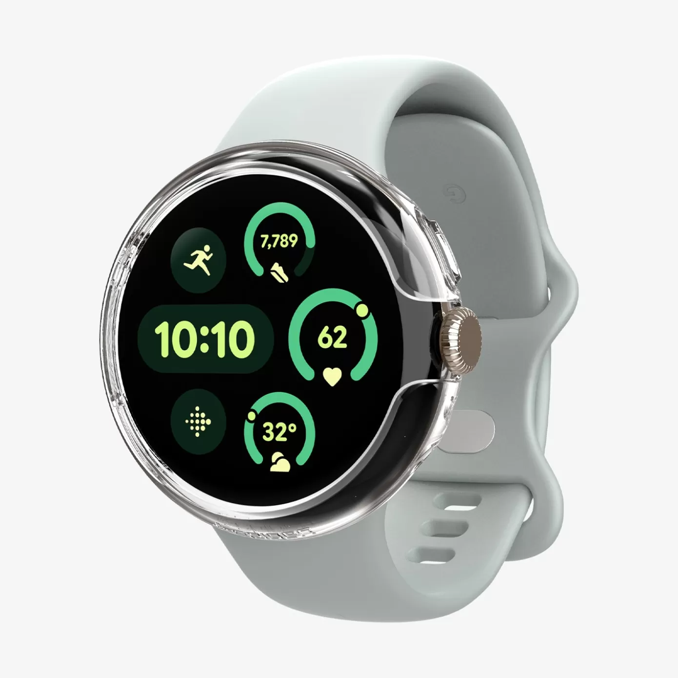 Spigen Pixel Watch | Thin Fit Crystal Clear