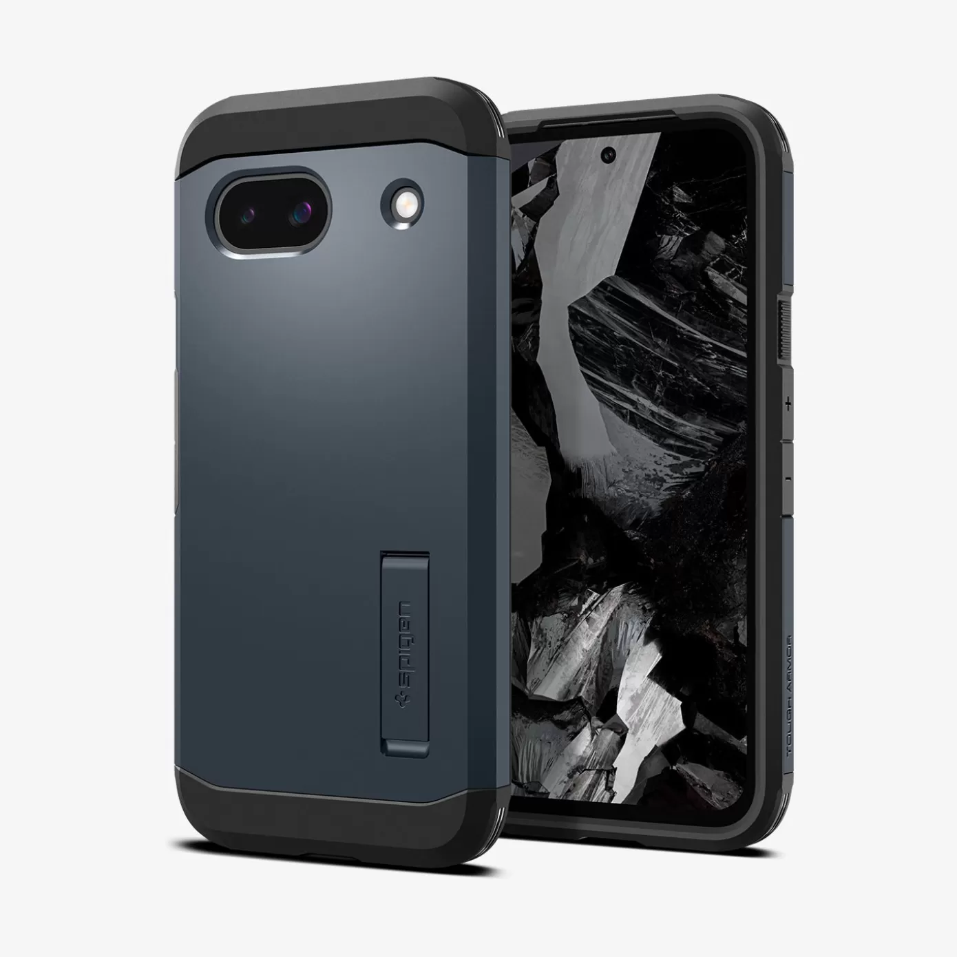 Spigen Pixel Phone·Pixel 8A | Pixel Phone·Pixel 8 Pro | Tough Armor Metal Slate