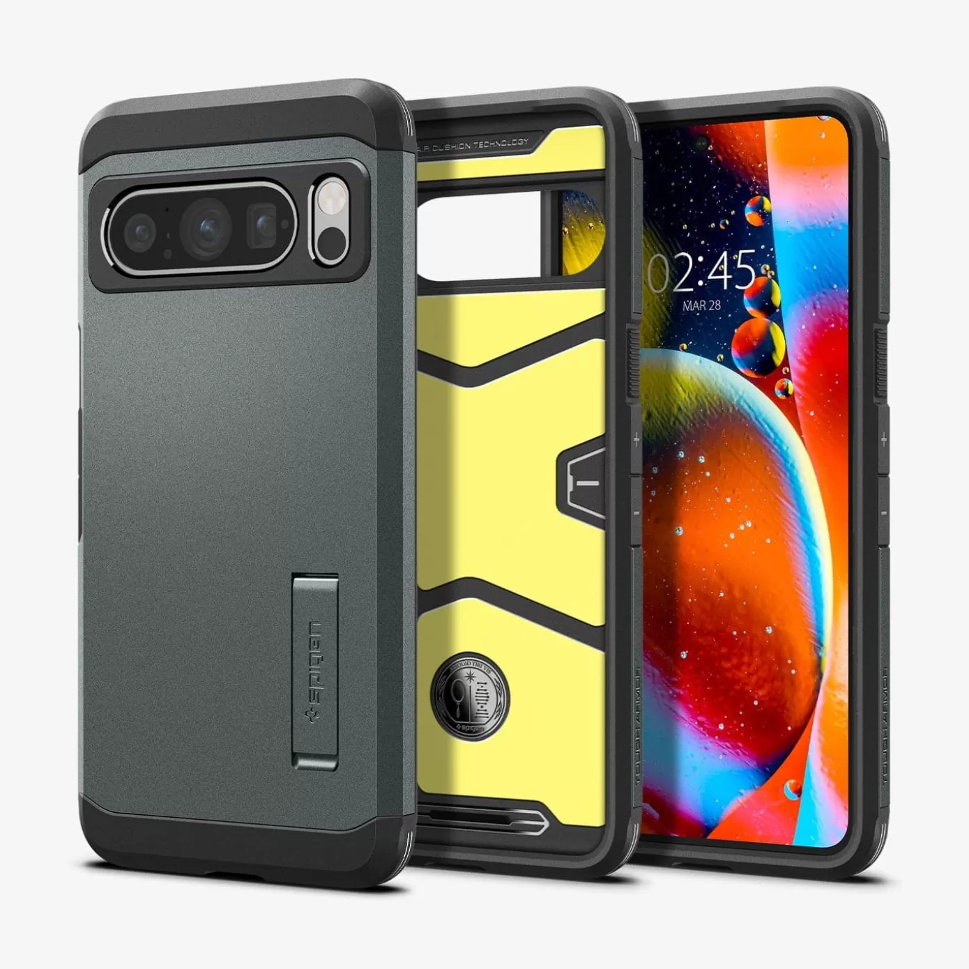 Spigen Pixel Phone·Pixel 8A | Pixel Phone·Pixel 8 Pro | Tough Armor Abyss Green