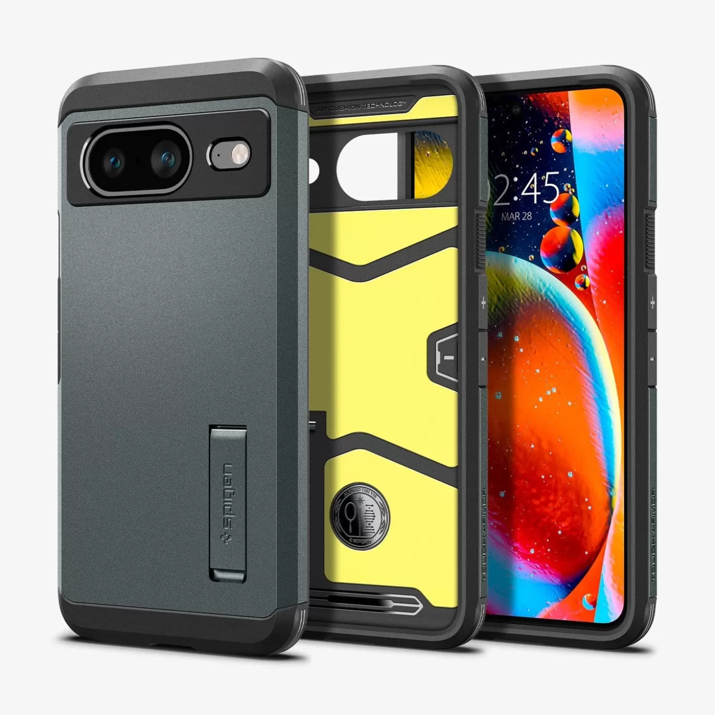 Spigen Pixel Phone·Pixel 8A | Pixel Phone·Pixel 8 Pro | Tough Armor Abyss Green