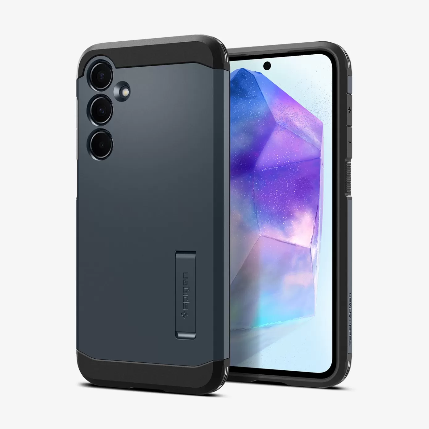 Spigen Galaxy A | Tough Armor Metal Slate