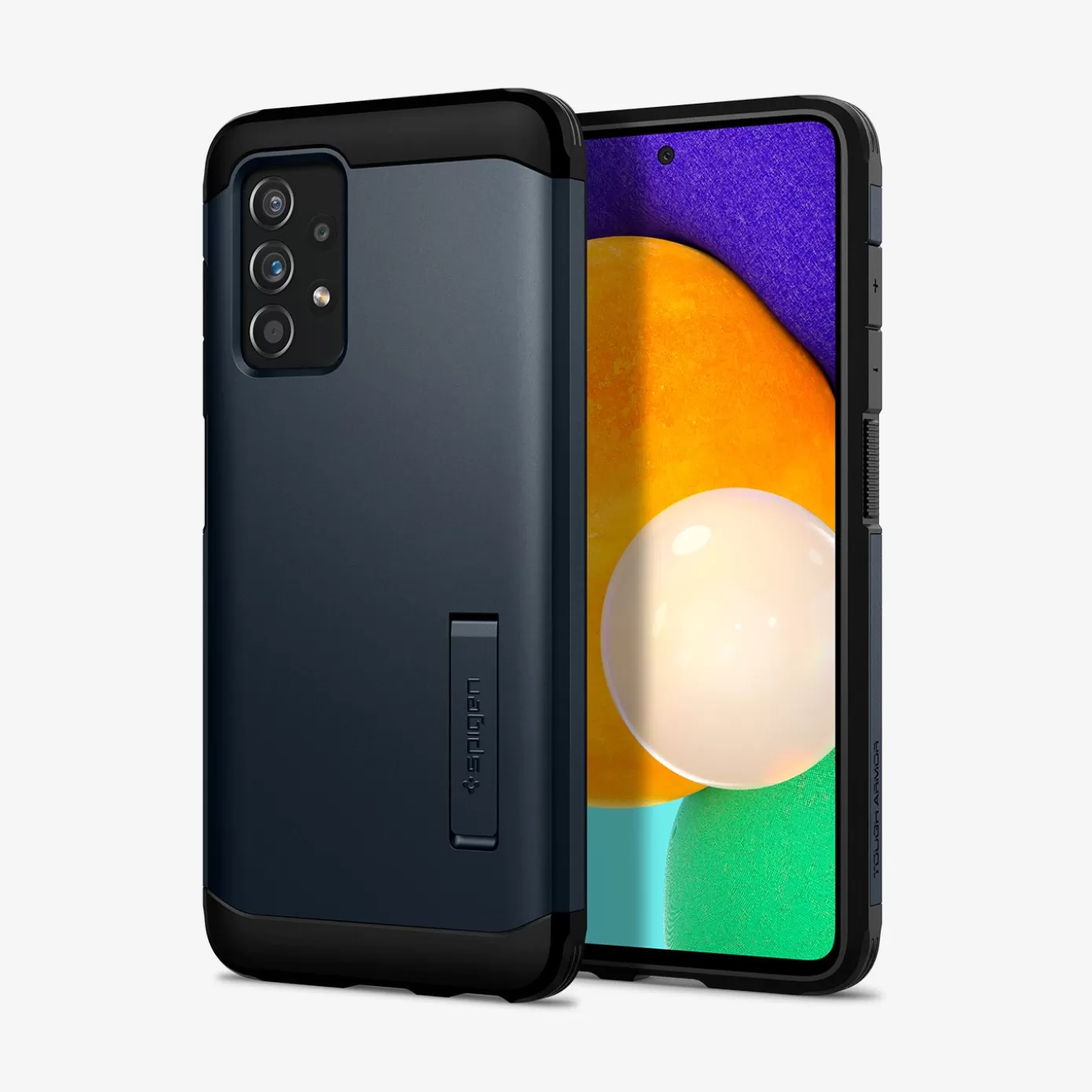 Spigen Galaxy A | Tough Armor Metal Slate