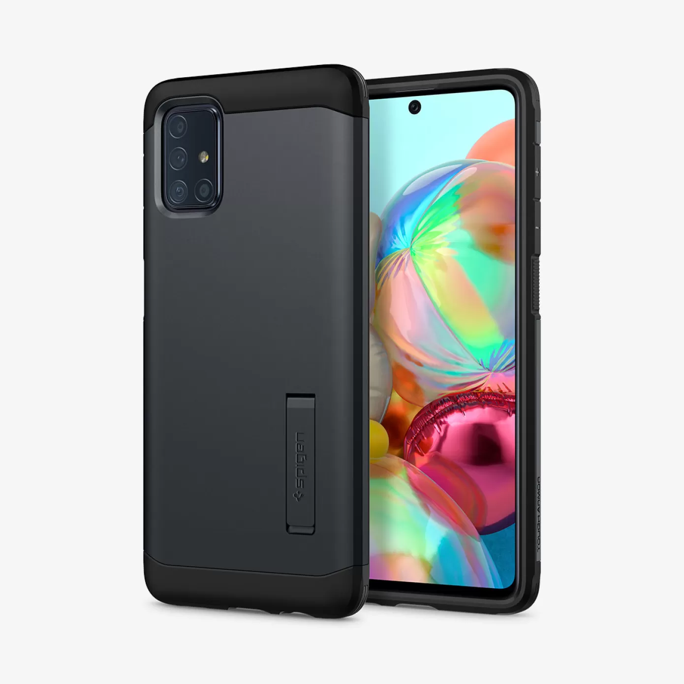 Spigen Galaxy A | Tough Armor Metal Slate