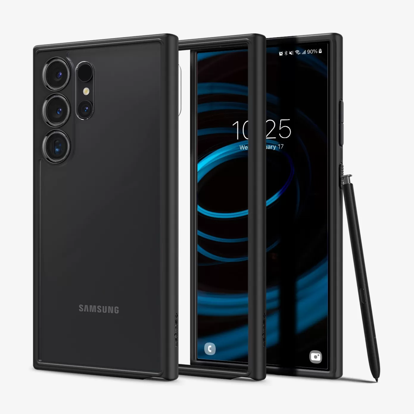 Spigen Galaxy S·Galaxy S24 Fe | Galaxy S·Galaxy S24 Ultra | Ultra Hybrid Matte Black