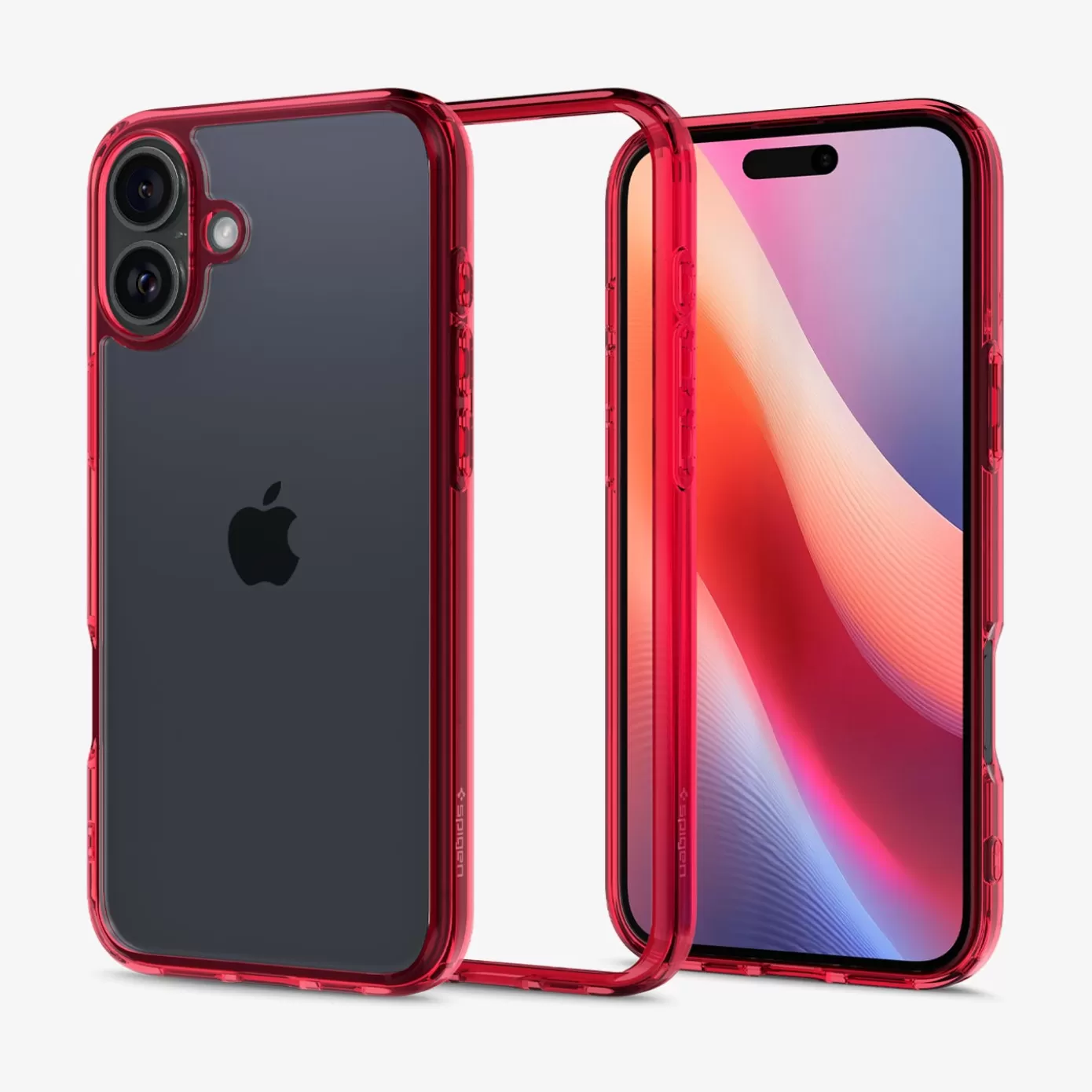 Spigen Iphone·Iphone 16 Pro Max | Iphone·Iphone 16 Pro | Ultra Hybrid Red Crystal