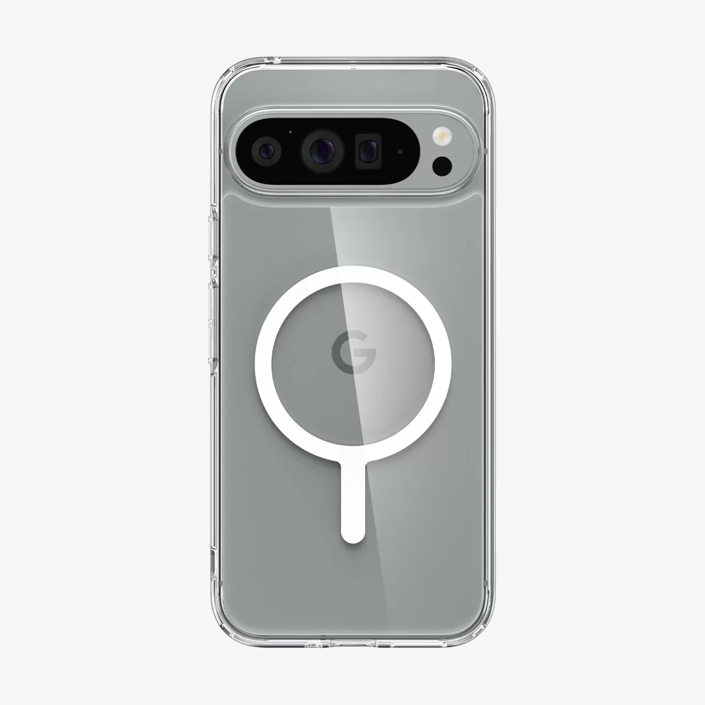 Spigen Pixel Phone·Pixel 9 Pro Xl | Pixel Phone·Pixel 9 Pro | Ultra Hybrid Metal Ring (MagFit) White