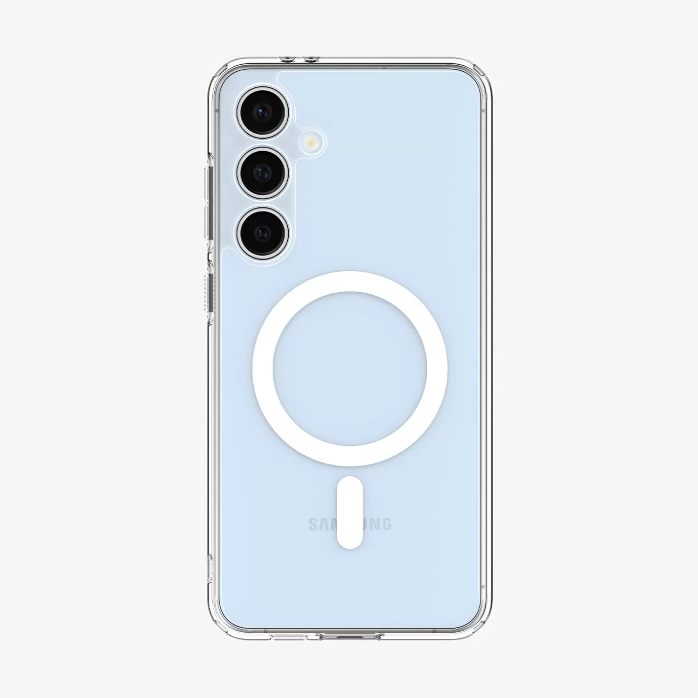 Spigen Galaxy S·Galaxy S24 Fe | Galaxy S·Galaxy S24 Ultra | Ultra Hybrid Metal Ring (MagFit) White