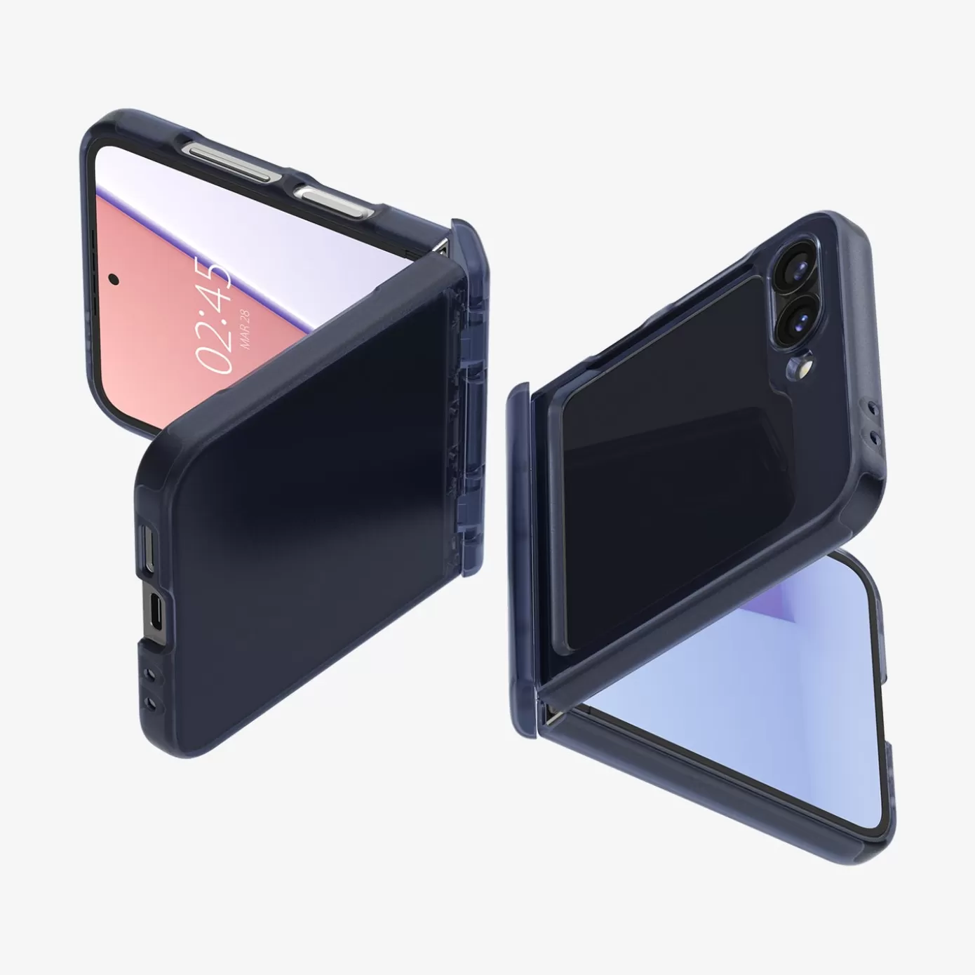 Spigen Galaxy Z·Galaxy Z Flip 6 | Ultra Hybrid Pro Frost Navy Blue