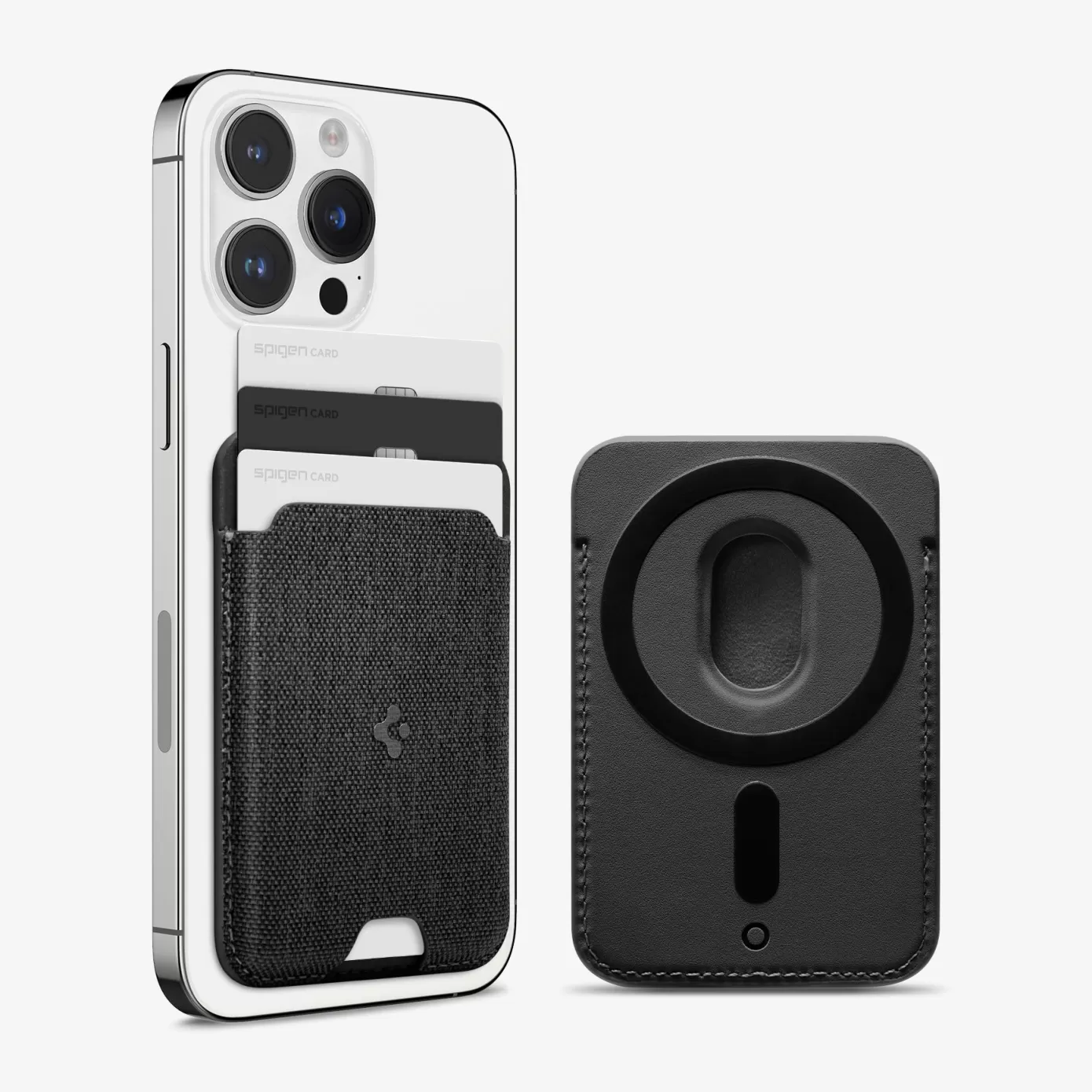 Spigen Wallets | Urban Fit | 3 Cards (MagFit) Black