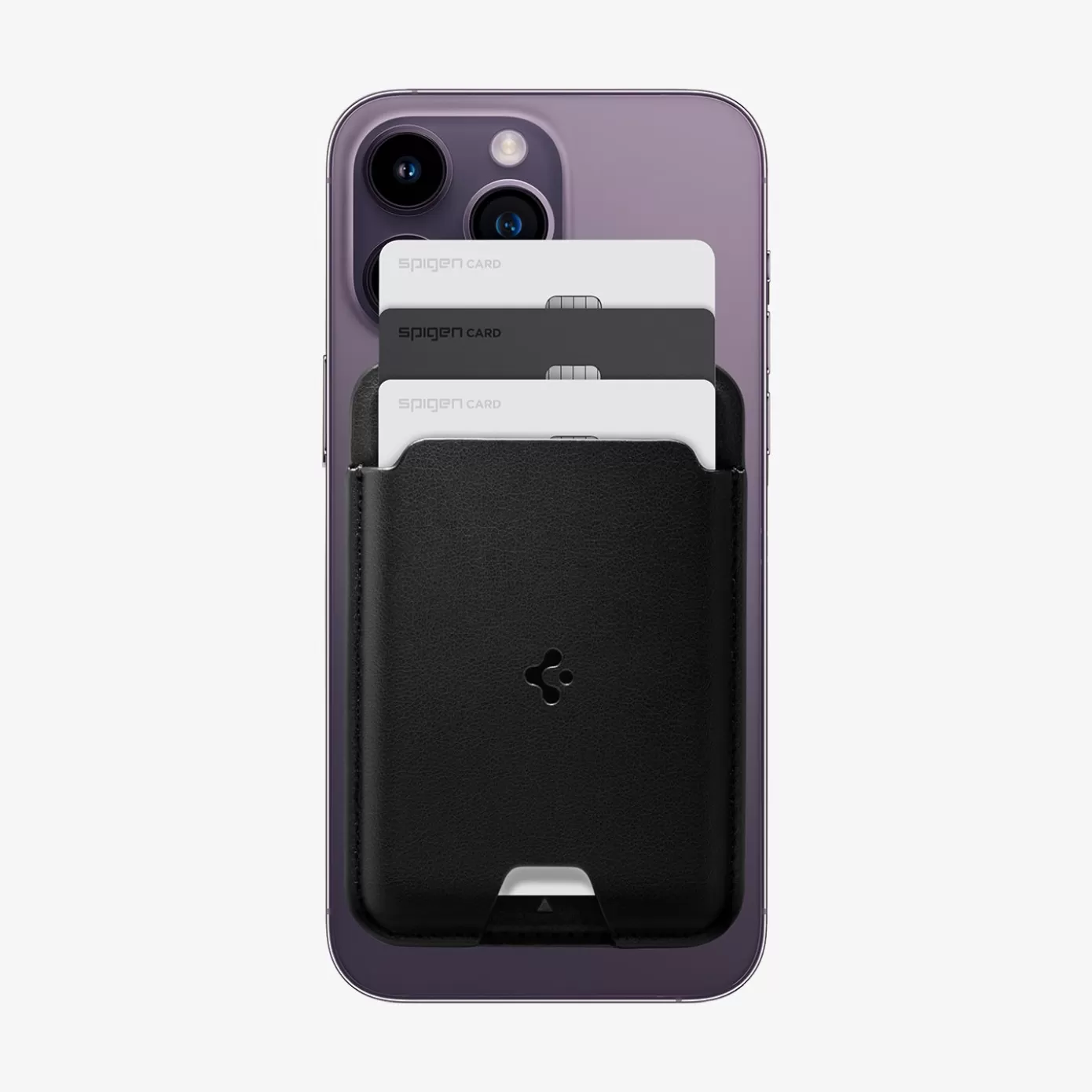 Spigen Wallets | Valentinus | 3 Cards (MagFit) Black