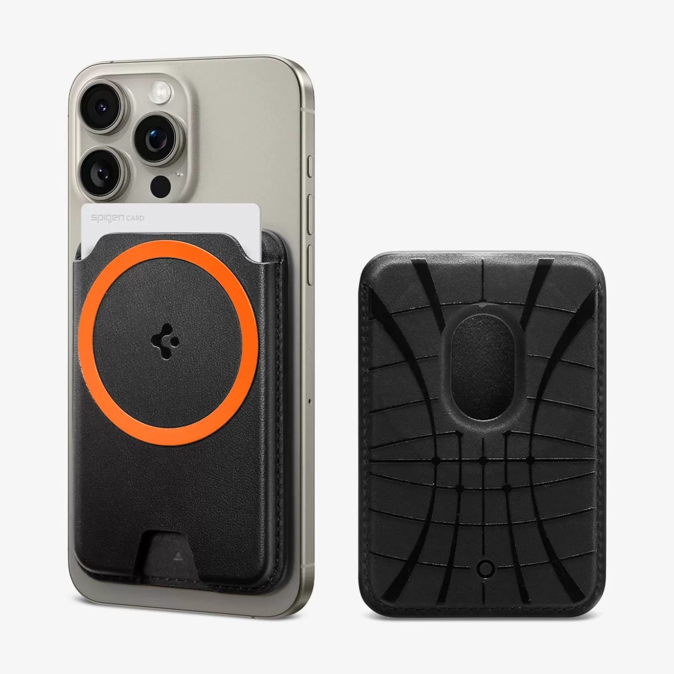 Spigen Wallets | Valentinus | 3 Cards (MagFit+) Black