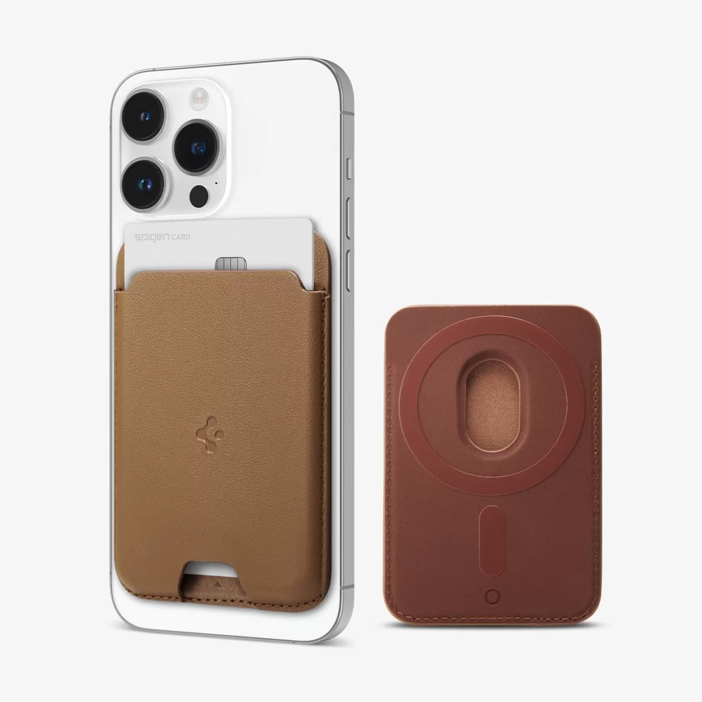 Spigen Wallets | Valentinus (MagFit) Brown