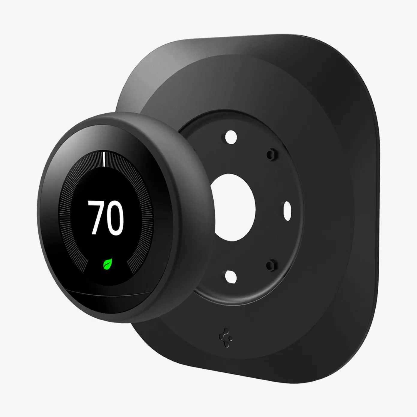 Spigen Smart Home | Wall Plate Matte Black