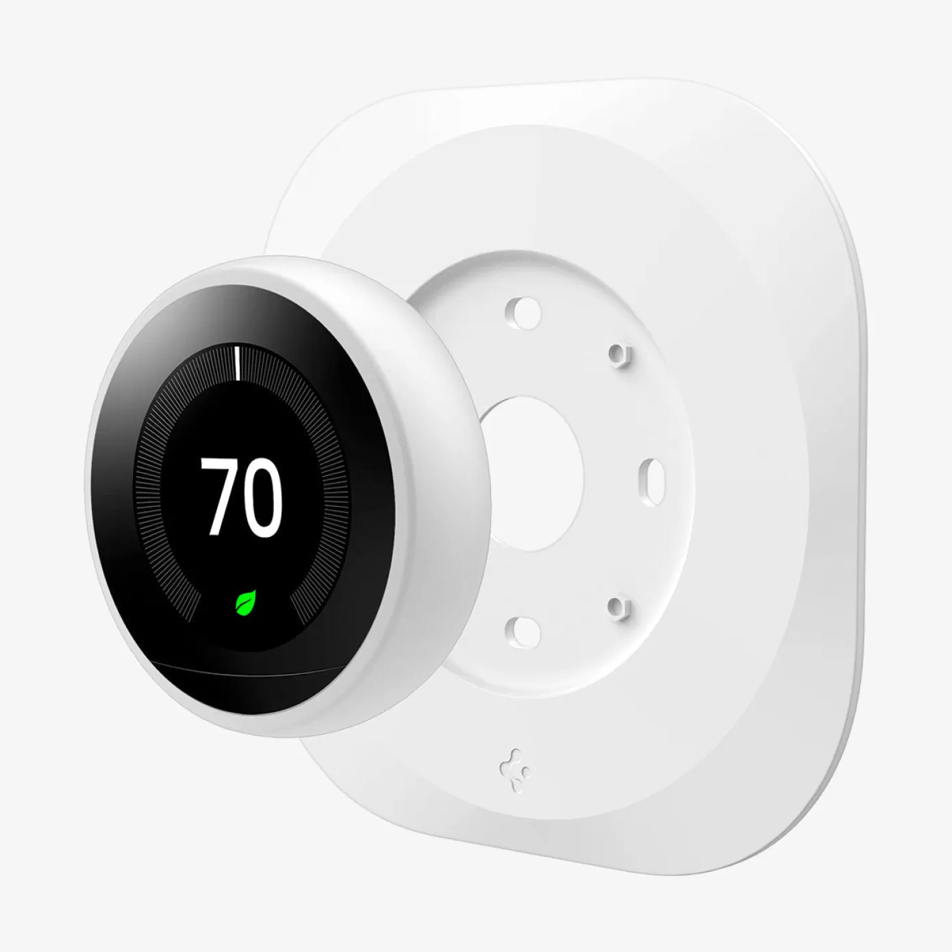 Spigen Smart Home | Wall Plate Matte White